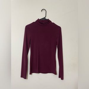 NWOT Forever 21 Burgundy Long Sleeve Turtleneck